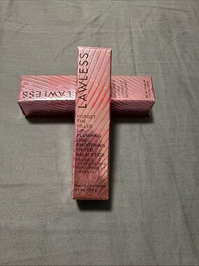 LAWLESS Tinted Plumping Balm Stick — Metallic Pink